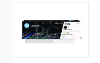 HP 218A Cyan LaserJet Toner Cartridge, new in box. Original standard yield, model 218A.