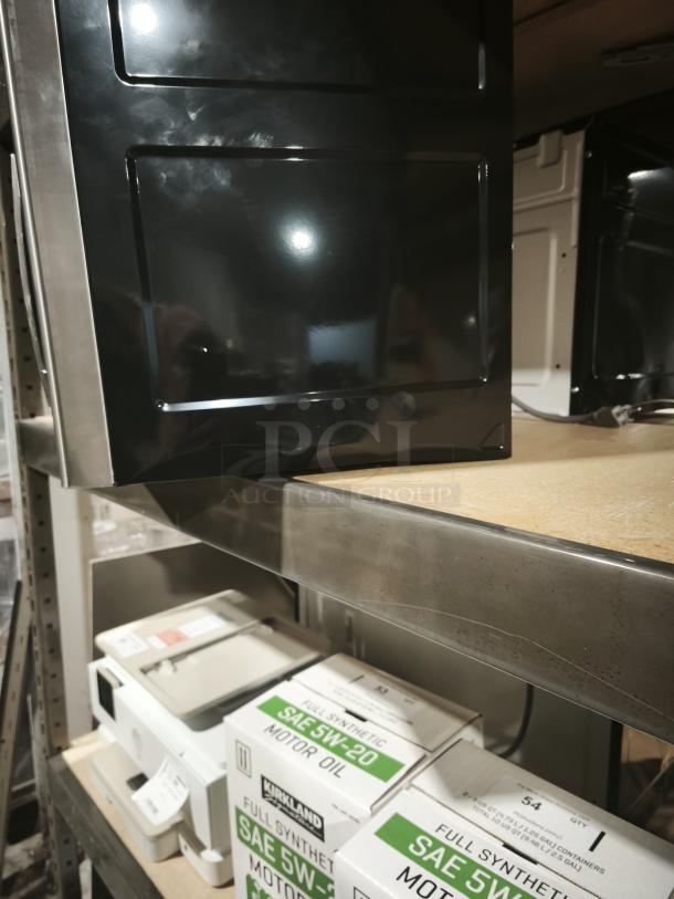 BRAND NEW GE 1.6 cu ft Over-the-Range Microwave Oven, model JVM3162RJSS, in scratch and dent condition.