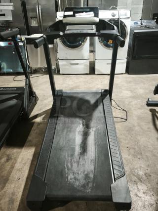 ProForm Carbon TL treadmill in black, model PFTL59724, tested and working. Features digital display and sturdy frame.