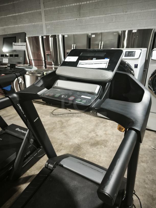 ProForm Carbon TL treadmill, model PFTL59724, in black, tested and working. Features touch controls and display. In excellent condition.