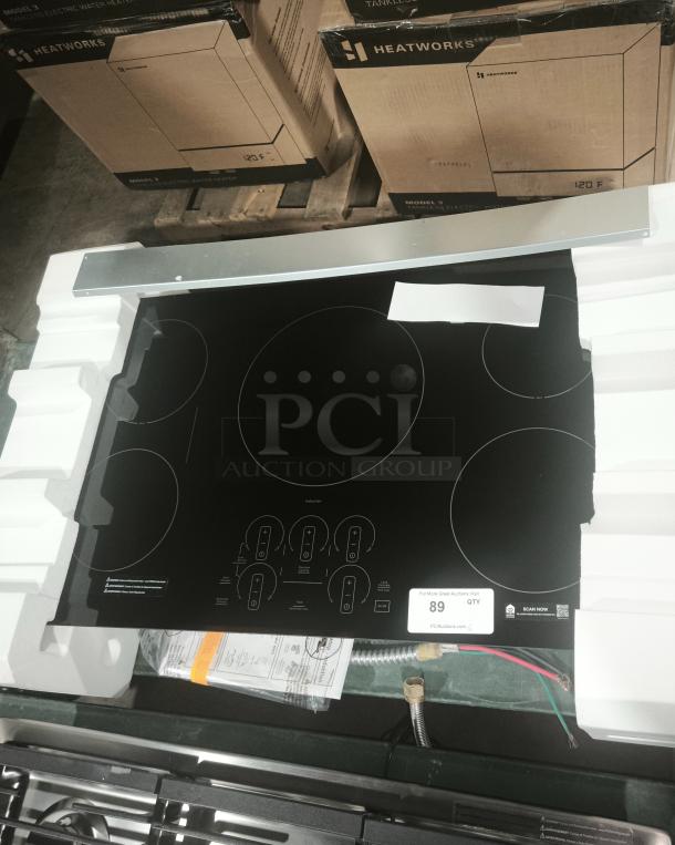 BRAND NEW GE Profile 36" Built-In Touch Control Induction Cooktop, Model PHP9036DTBB, with ENERGY STAR® rating.