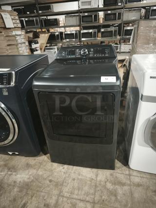 GE Profile Smart Electric Dryer, model PTD70EBPT1DG. Front-load, 7.4 cu. ft., Steam & Sanitize Cycle, excellent condition.