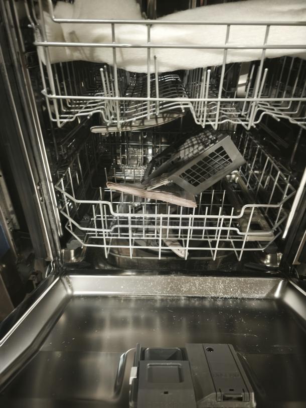 NEW GE 24" Smart Dishwasher, model PDT795SYVFS, featuring a top control, 3rd rack, UltraFresh System, and Microban Technology.