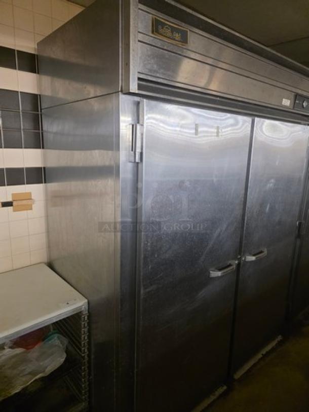 Bakers Aid 2 Door Retarder, Model BARIS-2D-S5, stainless steel, double-door, sturdy condition, visible brand label.