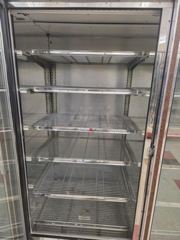 Hill ZAR5G-FCK frozen food door, electric defrost, horizontal lights, wire shelves, no compressor, sold individually.
