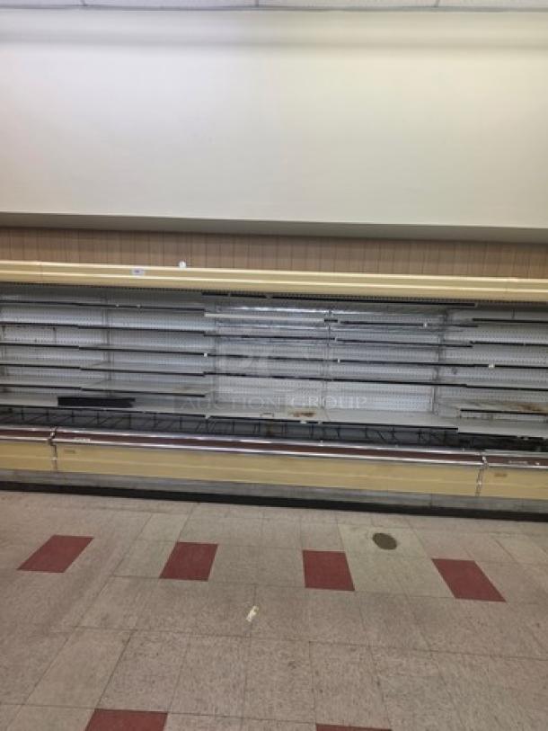 Hill Remote Dairy & Cheese Merchandising Cases, 28' total length. Includes two 8 Ft 5LM8RK and one 12 Ft 5LM12RK. No compressor. Buyer to remove.