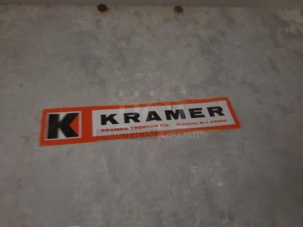 Kramer LV270 Evaporator, 115V, 1 PH, 60 Cycles, 8.0 A. Kramer Trenton Co. label visible, indicating model and voltage.