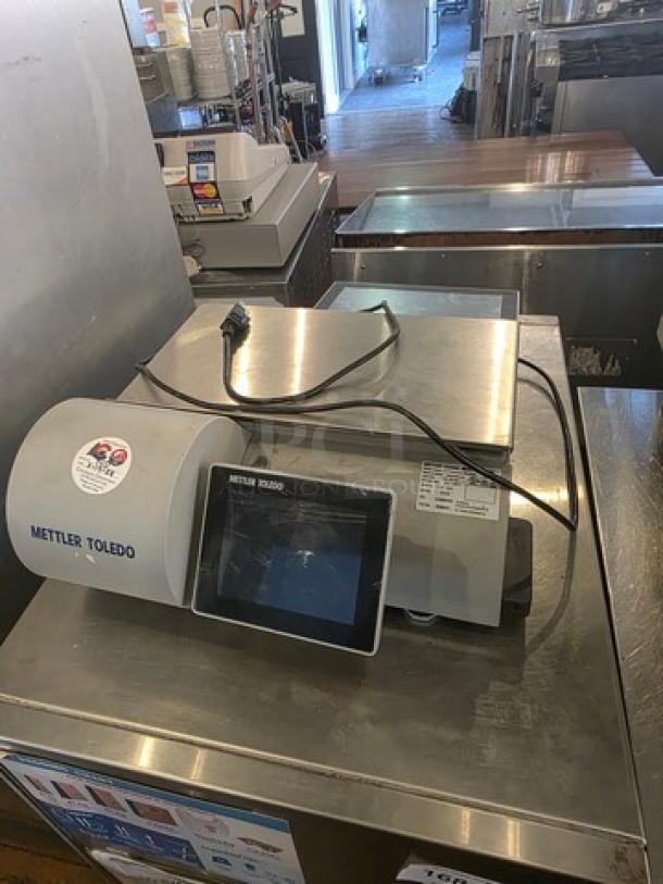Mettler Toledo UCCW Smart Touch Counter scale, for deli, bakery, produce; features touchscreen; used condition.