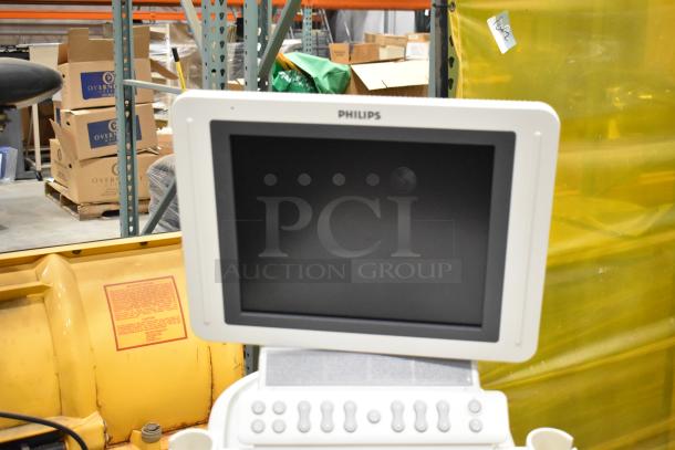 EP MedSystems ViewMate II HD11XE ultrasound system with Philips monitor on casters, gently used.