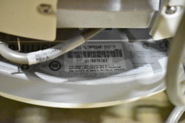 EP MedSystems ViewMate II HD11XE Ultrasound System label with compliance details and serial number US70976103.