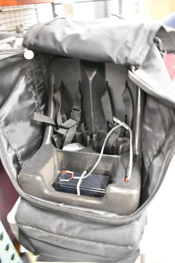 Laerdal SimMan / AirMan portability kit bag with regulator, features internal compartments and straps, in good condition.