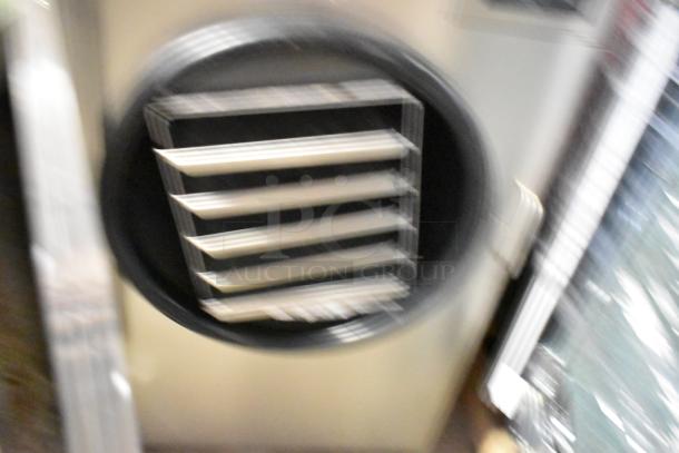 Harvest Right HRFDL Stainless Steel Home Pro Freeze Dryer, 115V, 1 Phase. Circular front view showing interior trays.