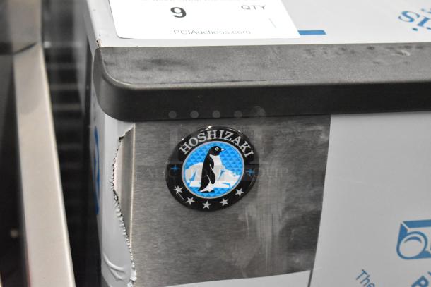 BRAND NEW SCRATCH AND DENT! 2025 Hoshizaki KM-301BAJ stainless steel ice machine, minor cosmetic dent, 290 lb capacity.