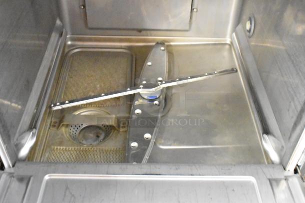 BRAND NEW SCRATCH AND DENT! 2022 Hobart LXER undercounter dishwasher, stainless steel, 120/208-240V, 1 phase.