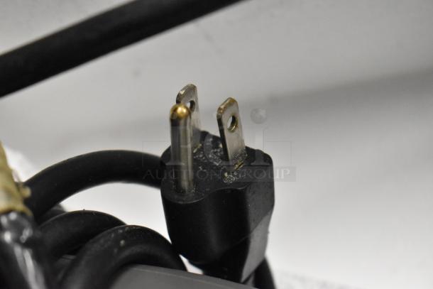 Robot Coupe MP450 Turbo Combi Immersion Blender cord with a 120V, 1 phase plug, showing light wear.