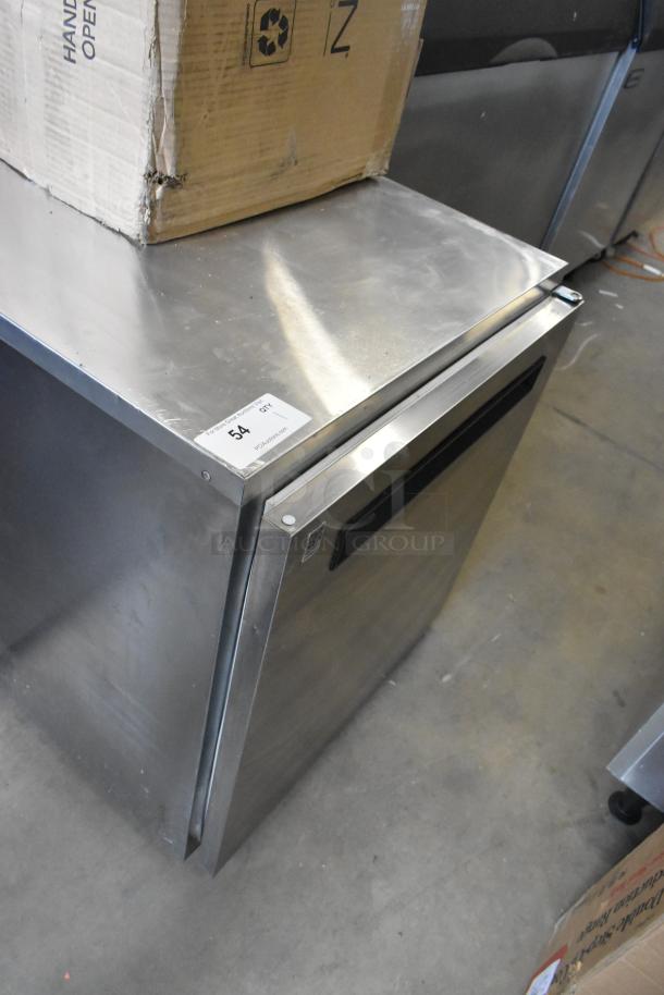Delfield Welbilt ND21RS00B stainless steel undercounter cooler, single door, 115V, in good condition.