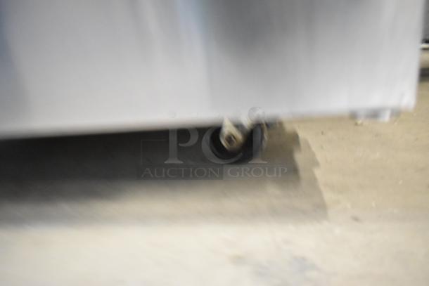 2023 Delfield 406P-STAR2 stainless steel cooler on casters; single door, 115 volts, 1 phase, commercial grade.