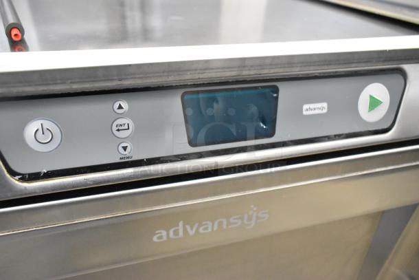 2023 Hobart LXER stainless steel commercial undercounter dishwasher, digital display, 120/208-240 volts, 1 phase.