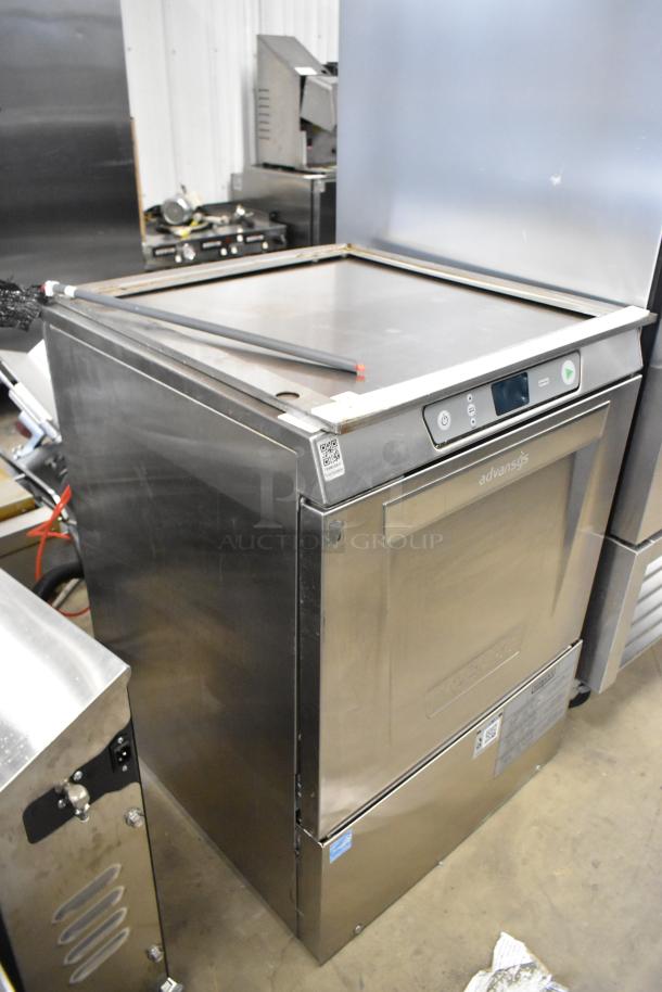 2023 Hobart LXER stainless steel commercial undercounter dishwasher. Features Advansys controls; 120/208-240V, 1 phase.
