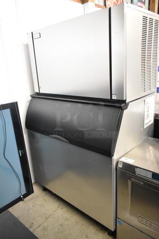 2024 Ice-O-Matic CIM1446HA6 stainless steel commercial ice head on ice bin, 208-230V, 1 phase, excellent condition.