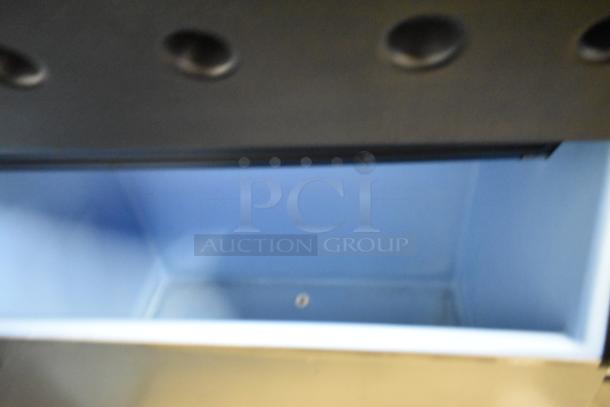 2024 Ice-O-Matic CIM1446HA6 stainless steel commercial ice head on bin. 208-230V, 1 phase. Appears in good condition.