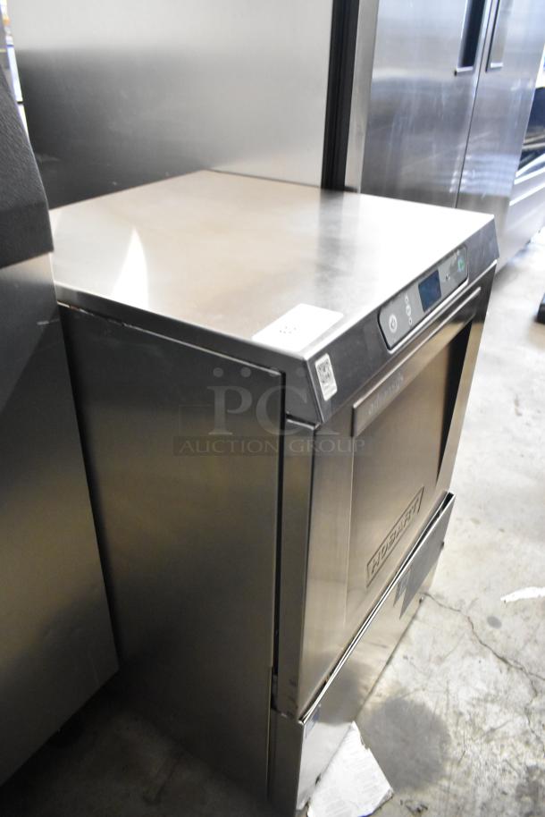 2019 Hobart LXER stainless steel undercounter dishwasher, 120/208-240V, 1 phase, excellent condition, clear control panel.