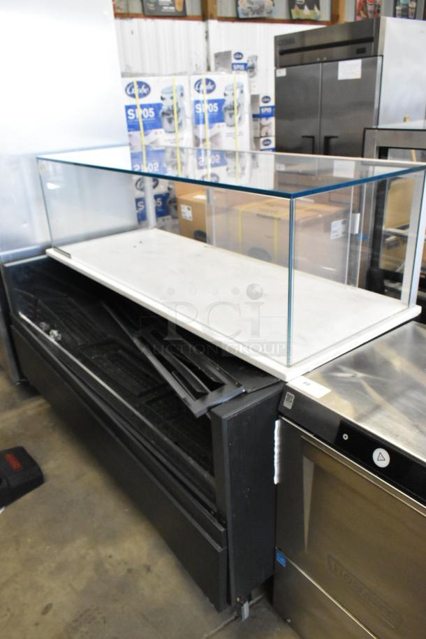 Structural Concepts SBZ6652DR metal merchandiser, horizontal design, on casters, 220V, 1 phase, commercial grade.