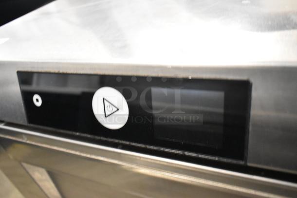 2024 Hobart LXNH Stainless Steel Commercial Undercounter Dishwasher, 120/208-240 Volts, single phase, close-up of controls.