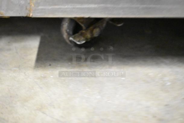 2020 Delfield 406P-STAR2 stainless steel undercounter cooler with commercial casters. Single door, 115V, 1 phase.