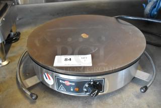 Krampouz CEBIR4 Stainless Steel Commercial Countertop Crepe Maker. 120 Volts, 1 Phase. - Item #1220895