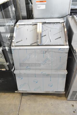 Brand new ServIt 423TCW46 stainless steel 46-gallon chip warmer, scratch and dent condition, 120V, 1 phase.