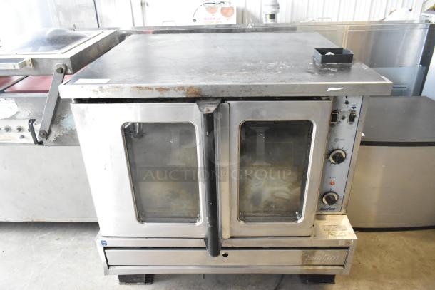Garland SunFire SDG-1 commercial gas convection oven with view-through doors, thermostatic controls, 80,000 BTU, stainless steel.