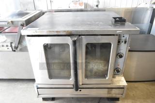 Garland SunFire SDG-1 commercial gas convection oven with view-through doors, thermostatic controls, 80,000 BTU, stainless steel.