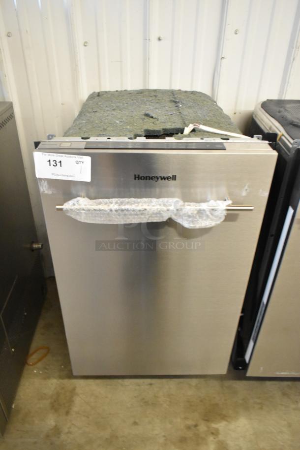 2025 Honeywell HDS18SS stainless steel undercounter dishwasher, 18" slimline, brand new, minor cosmetic dents, 115V, 1 phase.