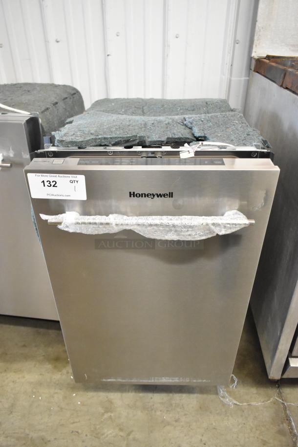 2025 Honeywell HDS18SS 18" stainless steel undercounter dishwasher, brand new with minor scratches and dents, 115V, 1 Phase.