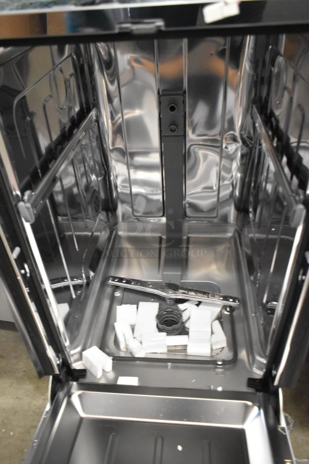 2025 Honeywell HDS18SS stainless steel undercounter dishwasher; brand new with minor scratches, 18" slimline design.