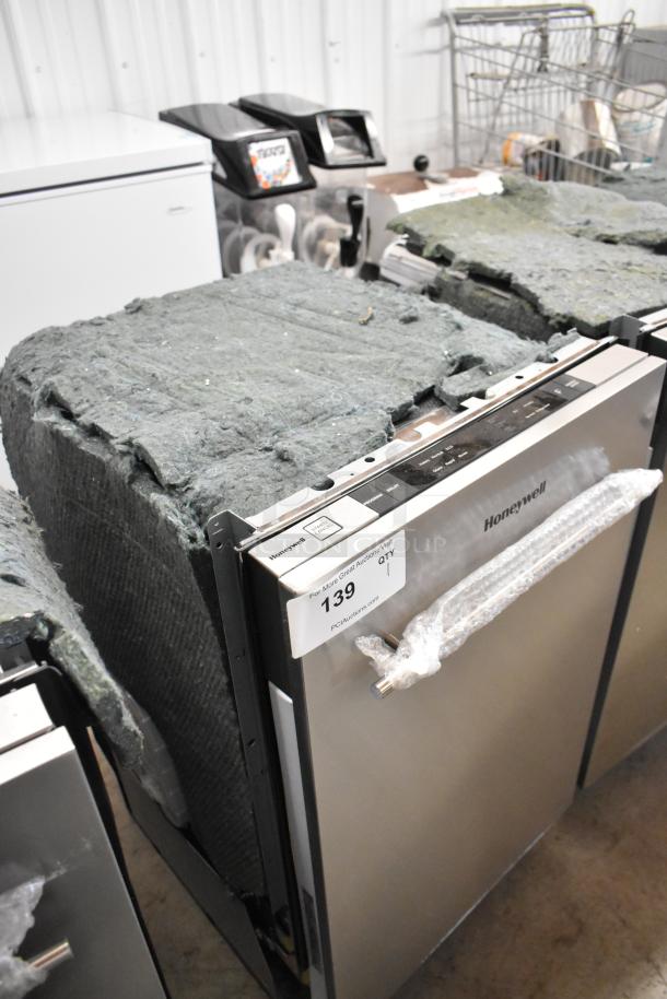 2025 Honeywell HDS18SS stainless steel undercounter 18" dishwasher, brand new in scratch and dent condition, 115V, 1 phase.