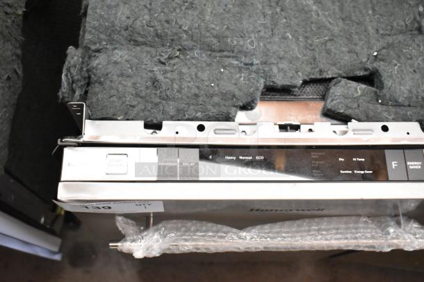 Stainless steel Honeywell HDS18SS undercounter dishwasher, 18" slimline, scratch and dent, new condition, 115V, 1 phase.