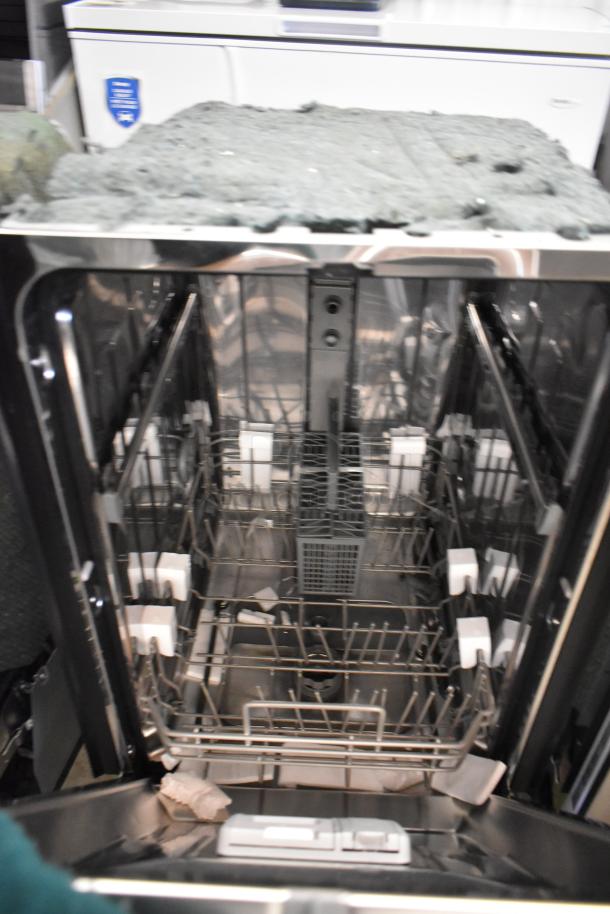 Brand new Honeywell HDS18SS 18" stainless steel dishwasher, undercounter design, slimline model, 115 volts, 1 phase.