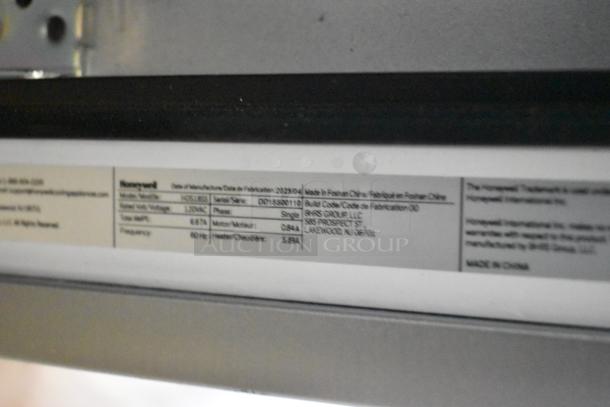 BRAND NEW scratch and dent 2025 Honeywell HDS18SS stainless steel undercounter 18" dishwasher, 115V, 1 phase. Label details included.
