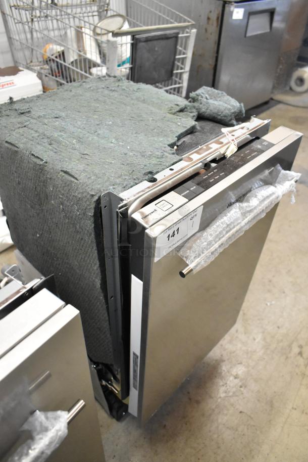Brand new 2025 Honeywell HDS18SS 18" stainless steel dishwasher, slimline, undercounter, scratch and dent condition.