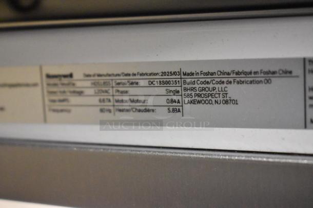 BRAND NEW 2025 Honeywell HDS18SS Slimline Dishwasher, 18", Stainless Steel, 115V, 1 Phase, slight cosmetic damage.