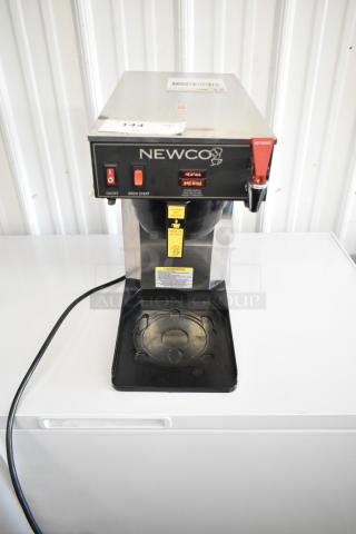 2025 Newco ACE-TS Metal Commercial Countertop Coffee Machine w/ Hot Water Dispenser. 120 Volts, 1 Phase. - Item #1221061