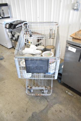 15 Pro Guard cans including 1520-2 Pro Flex Base Coat Part B, Liquid Rubber, PondPro 2000; shopping cart not included.