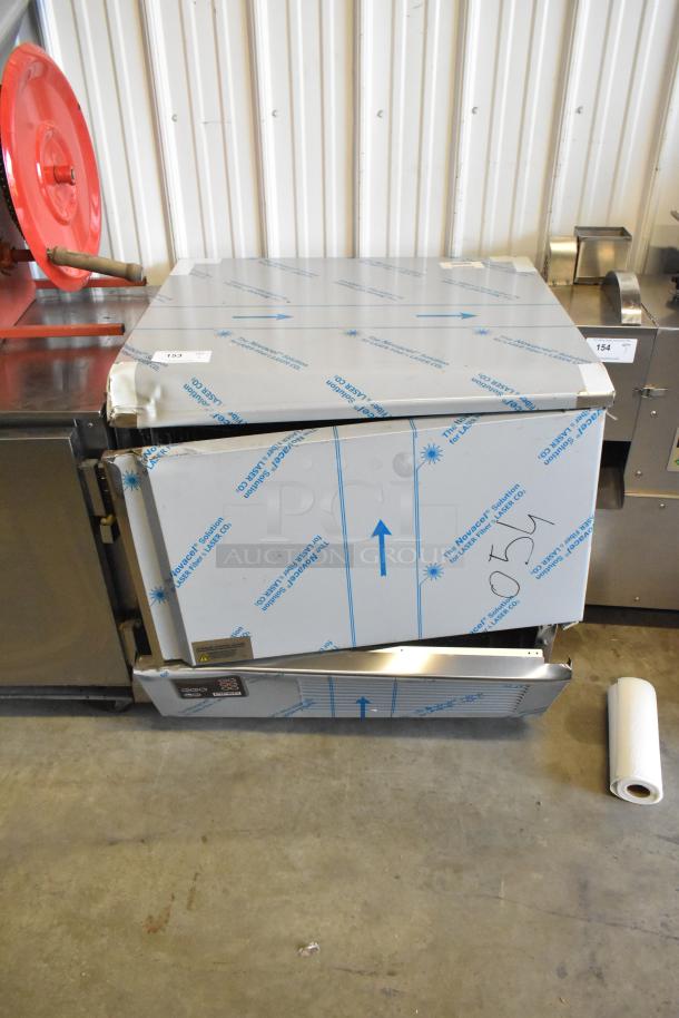 Brand new Piper Products RCM054S stainless steel undercounter blast chiller. Scratch and dent condition, 208-230V, 1 phase.