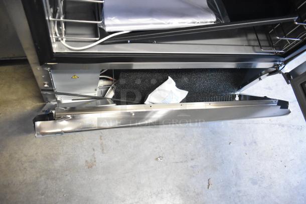 BRAND NEW Piper RCM054S Blast Chiller, stainless steel, scratch and dent condition, 208-230V, 1 phase, undercounter model.