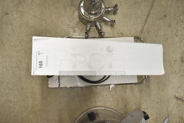 Hatco GRFFB Metal Commercial Food Strip Warmer; 120 Volts, 1 Phase. Metal construction, auction label indicating item 165.