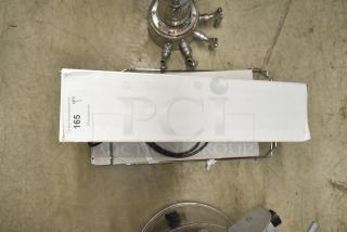 Hatco GRFFB Metal Commercial Food Strip Warmer; 120 Volts, 1 Phase. Metal construction, auction label indicating item 165.