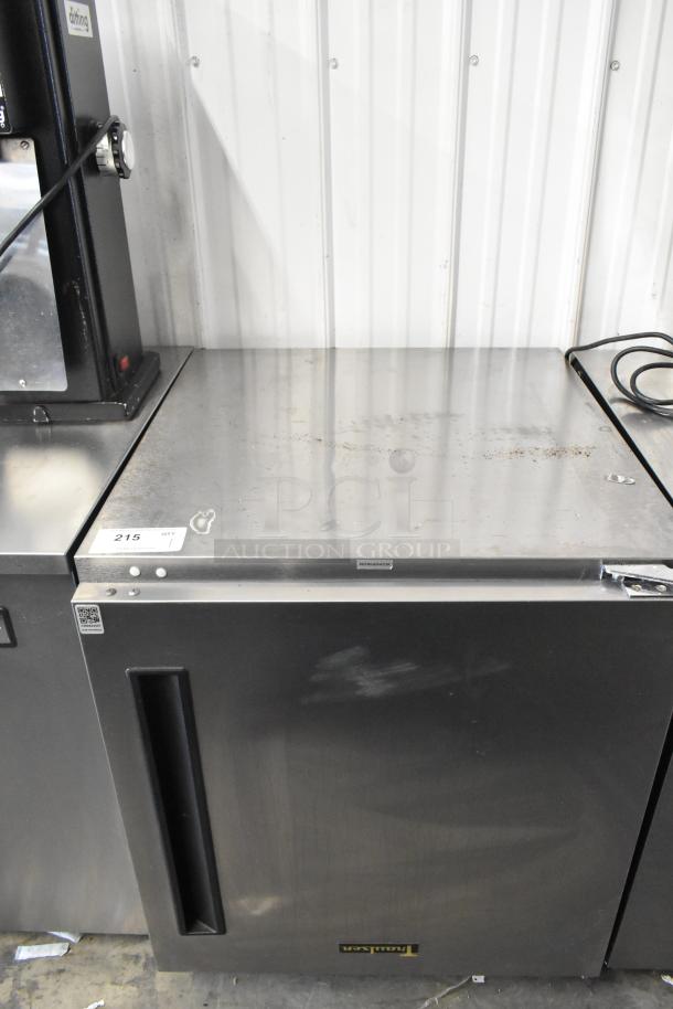 2023 Traulsen UHT27L0-0300 stainless steel undercounter cooler, single door, 115V, good condition, commercial use.
