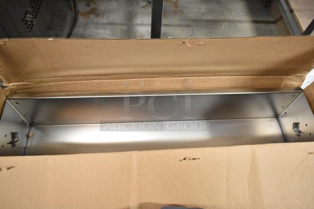 Hobart HWS-4C hand wrap station and Hobart label printing scale in a metal commercial floor unit, new condition, 120V, 1 phase.